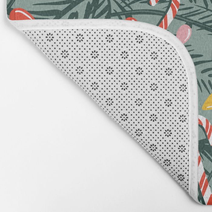 Candy Cane Christmas Bath Mat Gallery Image 2