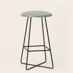 Dragonfly Pattern V Sage Green Stool Gallery Image 1