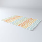 Grid on Pastels Rug Gallery Image 3