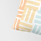 Grid on Pastels Pillow Sham Gallery Image 4