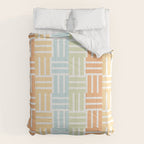 Grid on Pastels Comforter Gallery Image 6