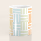 Grid on Pastels Coffee Mug Gallery Image 4