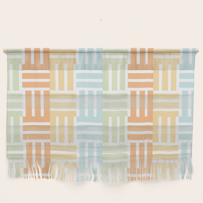 Grid on Pastels Wall Hanging Gallery Image 1