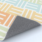 Grid on Pastels Rug Gallery Image 4