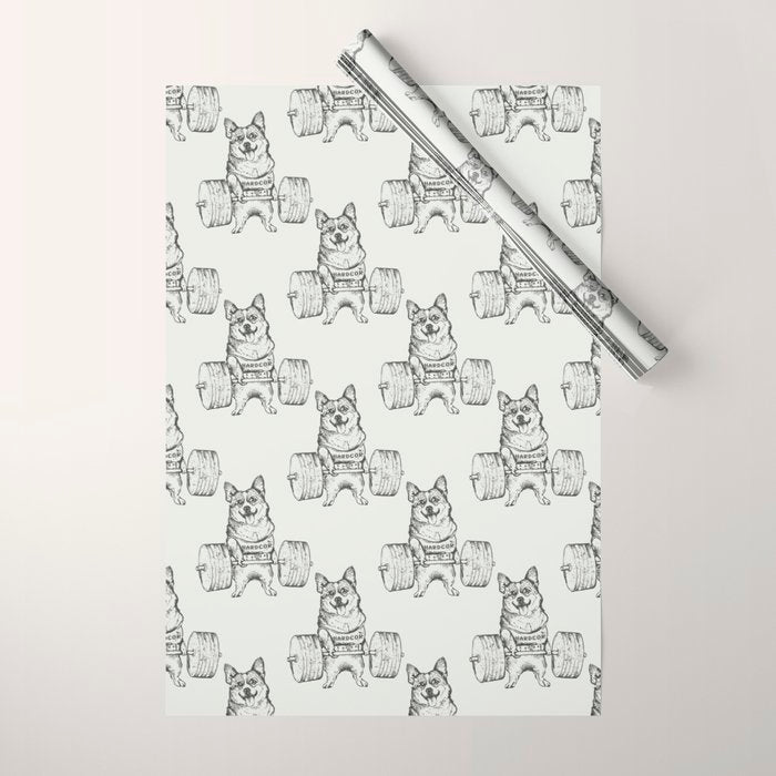Corgi Lift Wrapping Paper Gallery Image 1