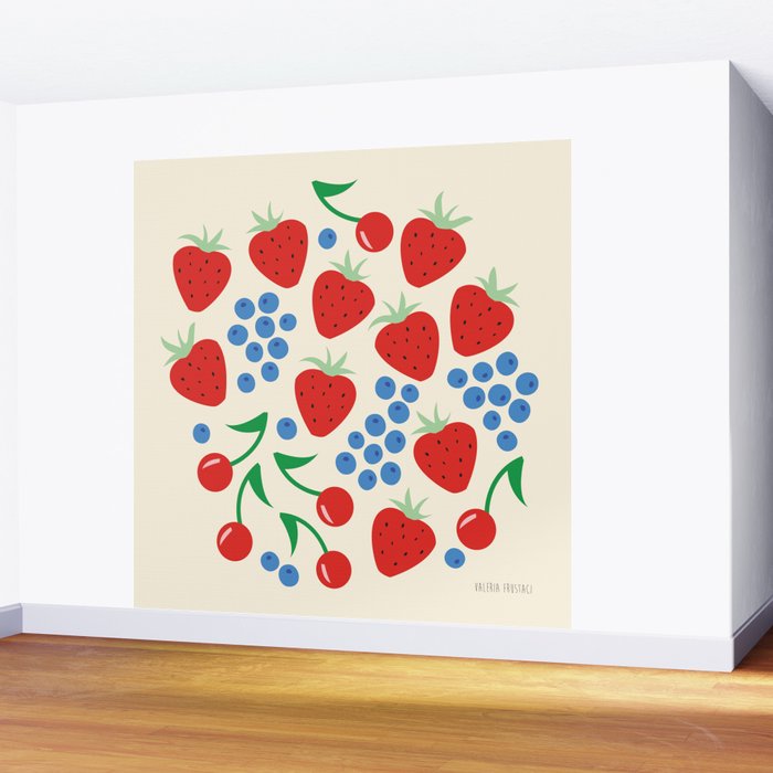 Wild berries  Wall Mural Gallery Image 2