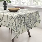 Historical Great Smoky Mountain National Park Map 1941 Tablecloth Gallery Image 3