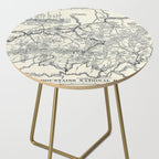 Historical Great Smoky Mountain National Park Map 1941 Side Table Gallery Image 2