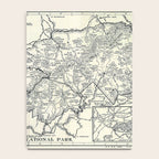 Historical Great Smoky Mountain National Park Map 1941 Notebook Gallery Image 4