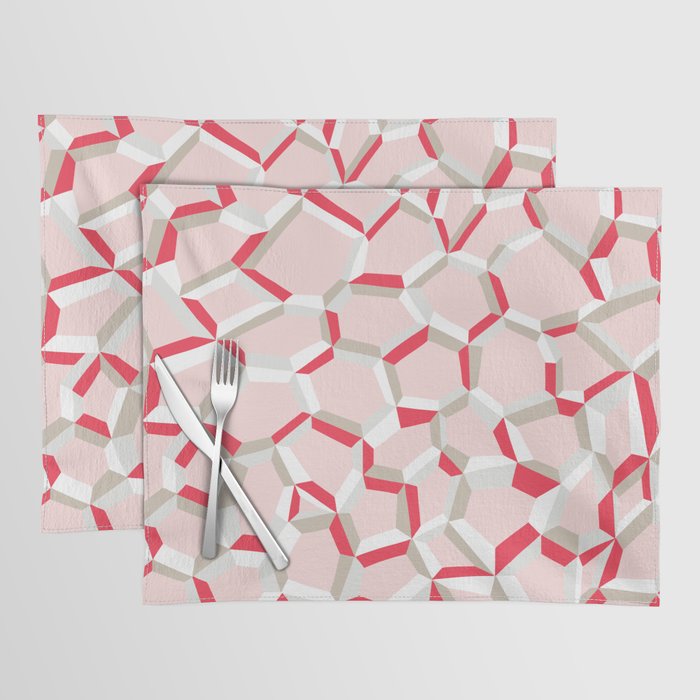 City life connections pearl pink Placemat Gallery Image 1