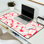 City life connections pearl pink Desk Mat Gallery Image 2