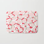 City life connections pearl pink Bath Mat Gallery Image 1