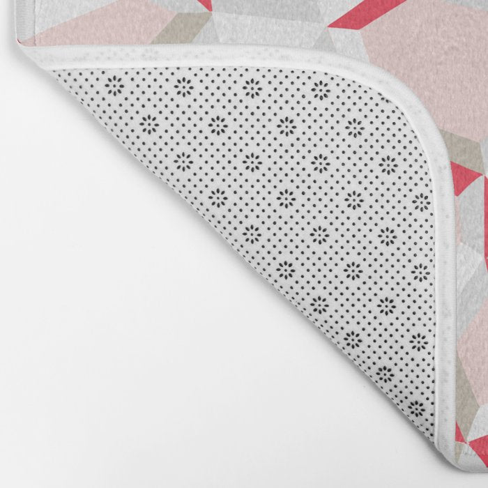 City life connections pearl pink Bath Mat Gallery Image 2