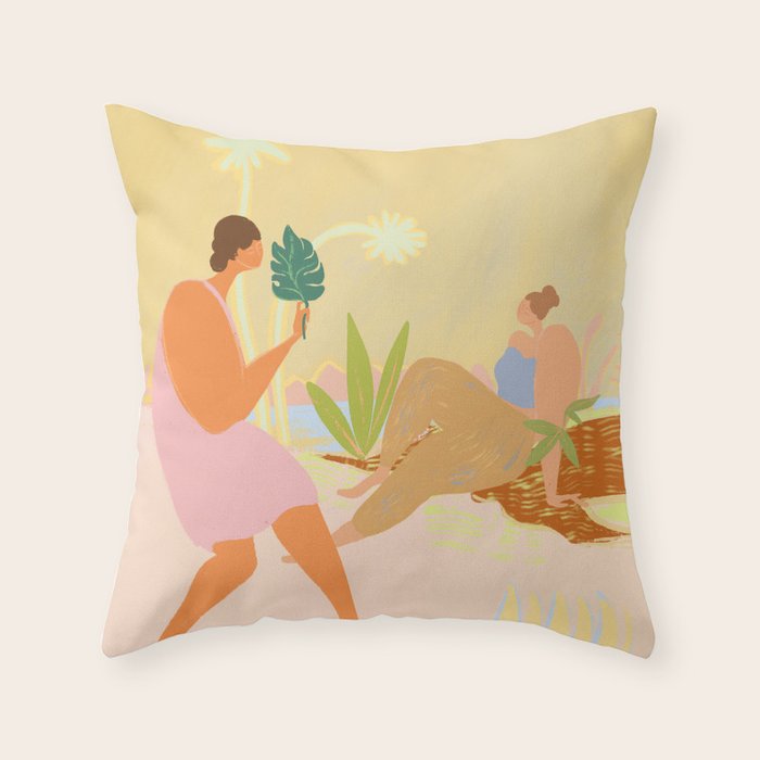 Do Nothing Throw Pillow Gallery Image 6