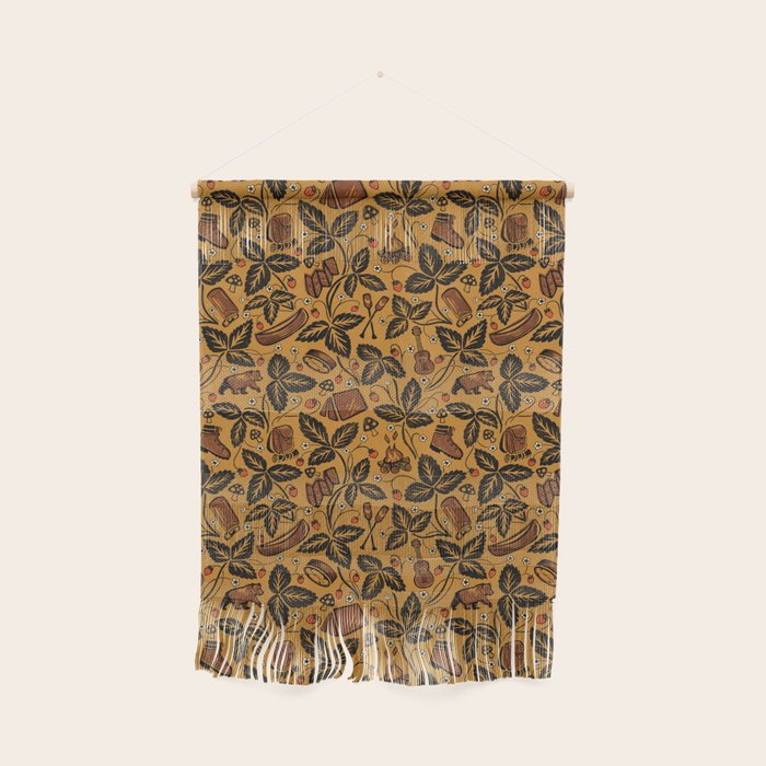Summer Camping - Golden Wall Hanging Gallery Image 1