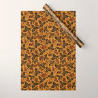 Summer Camping - Golden Wrapping Paper Gallery Image 1