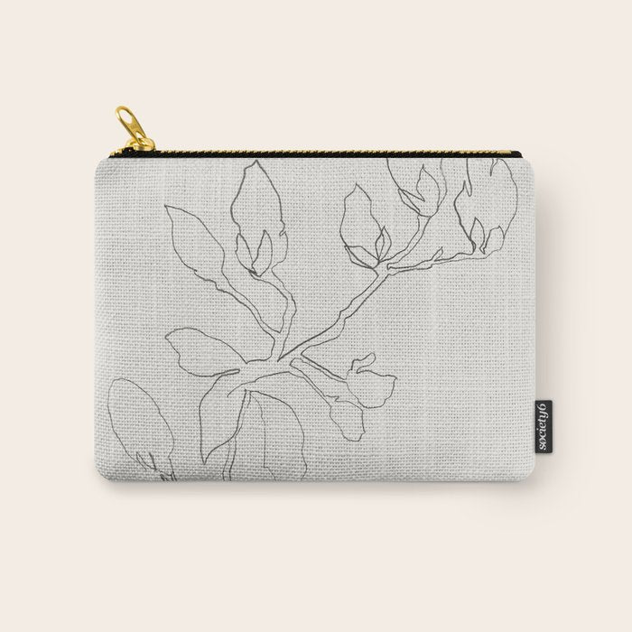 Floral Study No. 3 Carry All Pouch Gallery Image 1