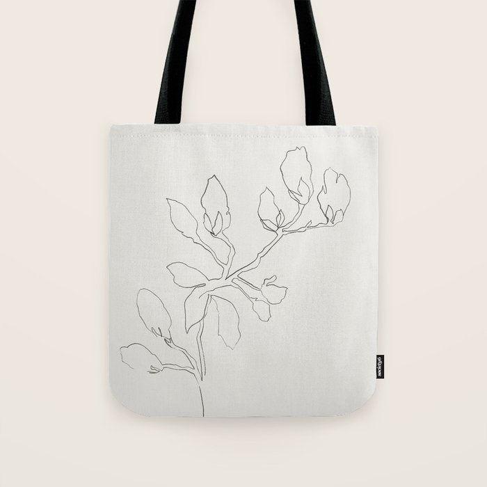 Floral Study No. 3 Tote Bag Gallery Image 1