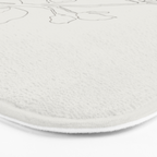 Floral Study No. 3 Bath Mat Gallery Image 3