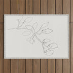 Floral Study No. 3 Outdoor Rug Gallery Image 1