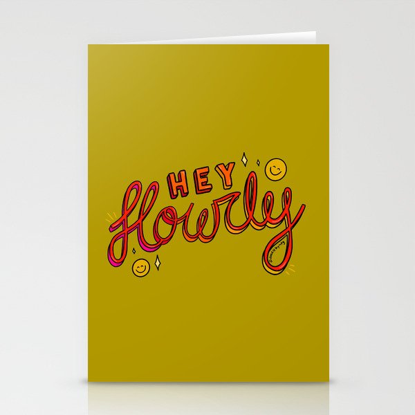 Hey Howdy Stationery Card Gallery Image 2
