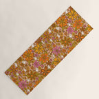 Fall Floral Print Yoga Mat Gallery Image 1