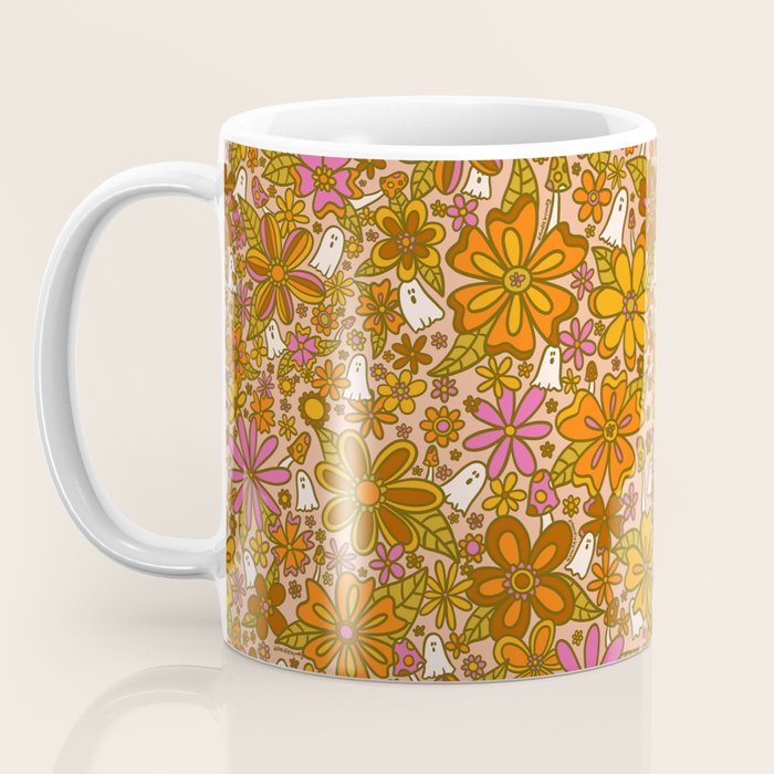 Fall Floral Print Coffee Mug Gallery Image 3