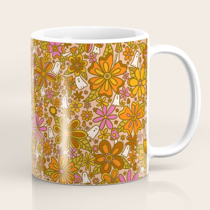 Fall Floral Print Coffee Mug Gallery Image 1