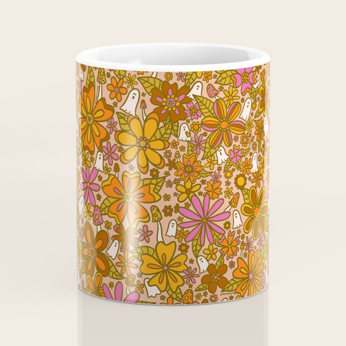 Fall Floral Print Coffee Mug Gallery Image 4