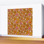 Fall Floral Print Wall Mural Gallery Image 2