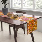 Fall Floral Print Table Runner Gallery Image 2