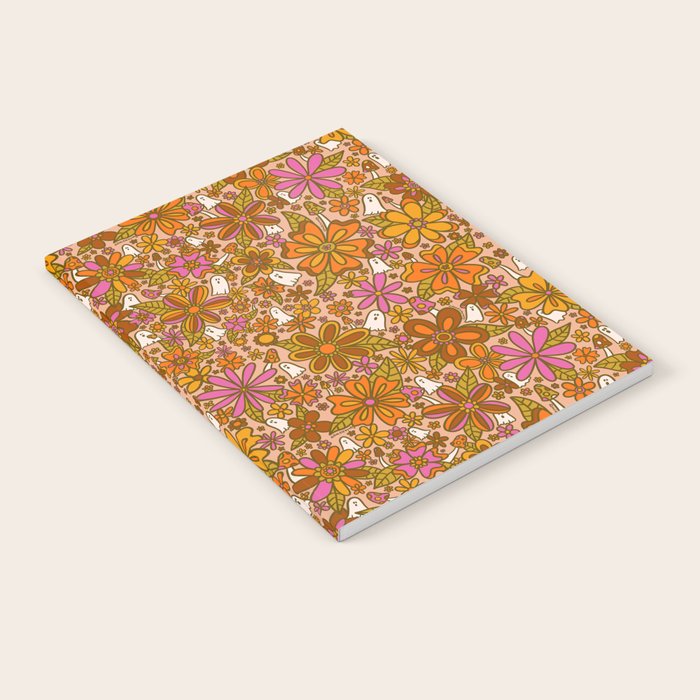 Fall Floral Print Notebook Gallery Image 2