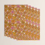Fall Floral Print Wrapping Paper Gallery Image 3