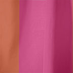 Bright Neon Pink and Orange Vertical Cabana Tent Stripes Window Curtain Gallery Image 4
