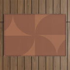Monochromatic Minimalism - Red Outdoor Rug Gallery Image 1