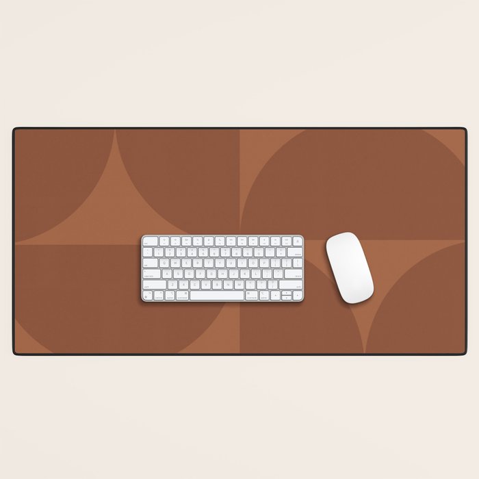 Monochromatic Minimalism - Red Desk Mat Gallery Image 1