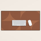 Monochromatic Minimalism - Red Desk Mat Gallery Image 1