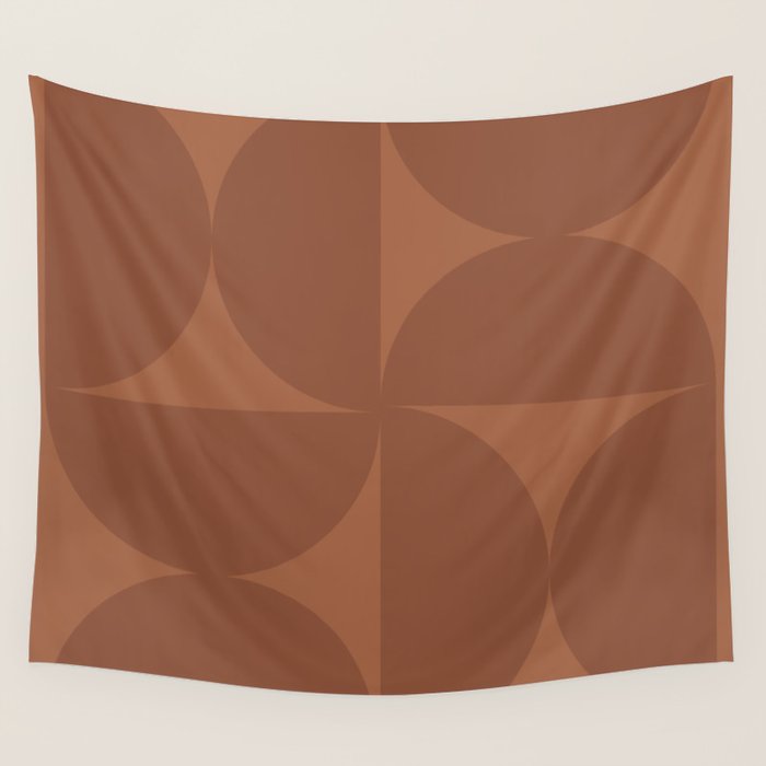 Monochromatic Minimalism - Red Wall Tapestry Gallery Image 4