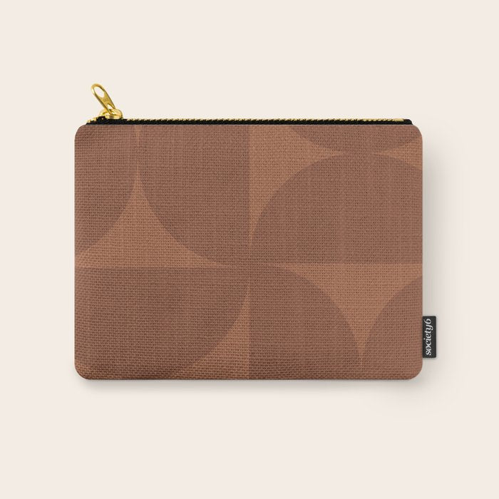 Monochromatic Minimalism - Red Carry All Pouch Gallery Image 1