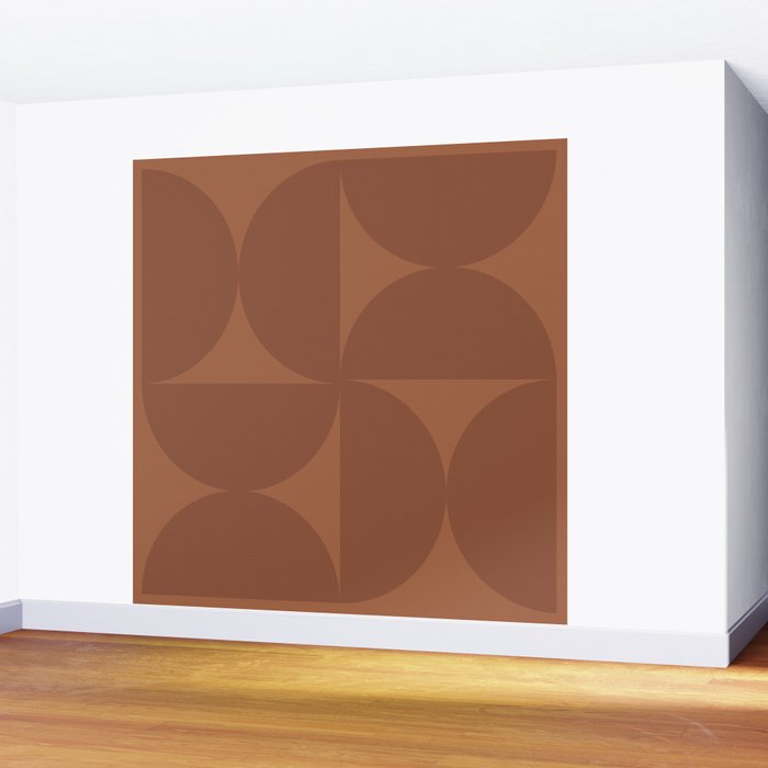 Monochromatic Minimalism - Red Wall Mural Gallery Image 2