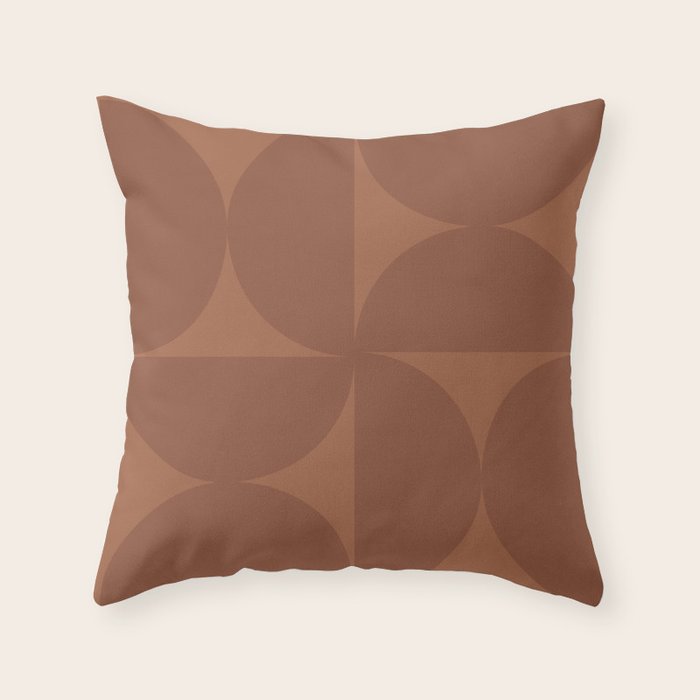Monochromatic Minimalism - Red Throw Pillow Gallery Image 6