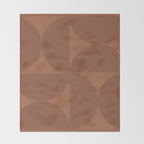 Monochromatic Minimalism - Red Throw Blanket Gallery Image 2