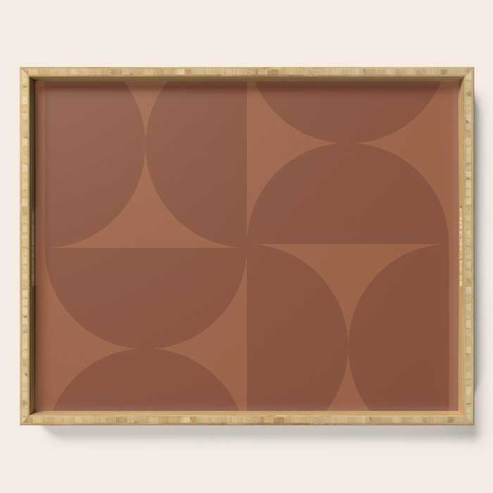 Monochromatic Minimalism - Red Serving Tray Gallery Image 1