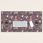 50s Witch Vibes Desk Mat Gallery Image 1
