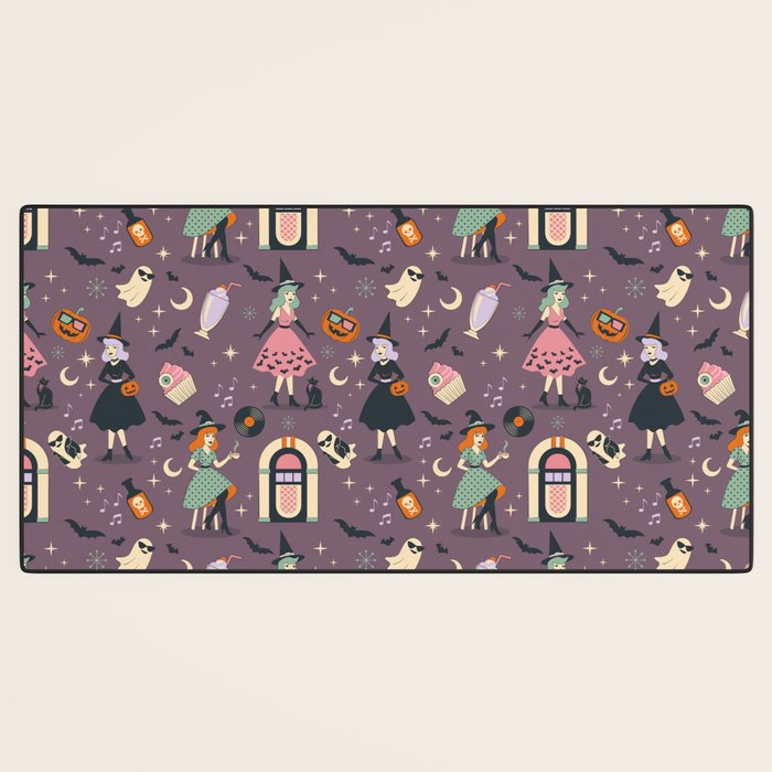 50s Witch Vibes Desk Mat Gallery Image 3