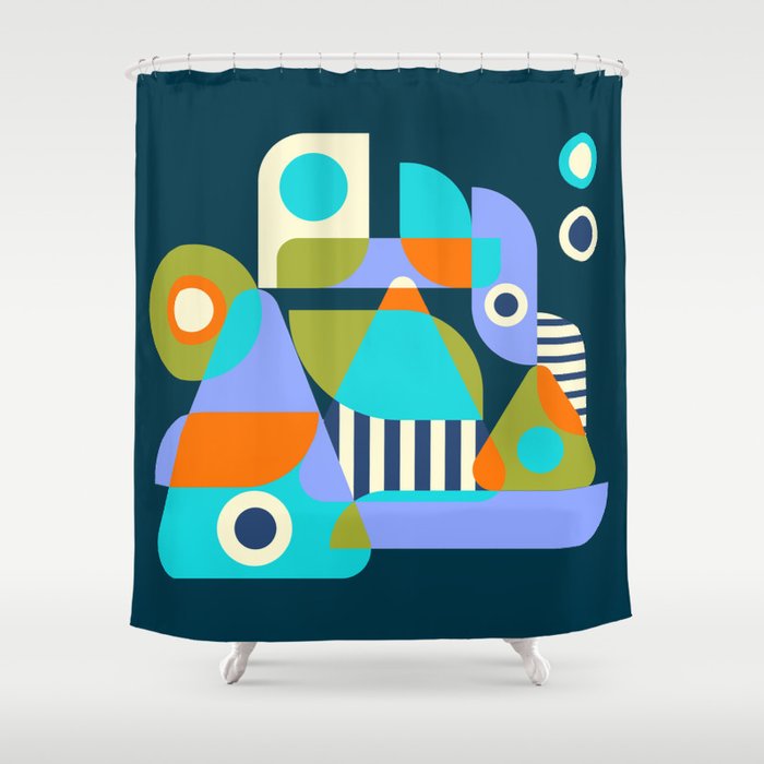 Summer Fun Park Shower Curtain Gallery Image 1