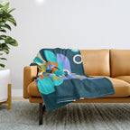Summer Fun Park Throw Blanket Gallery Image 1