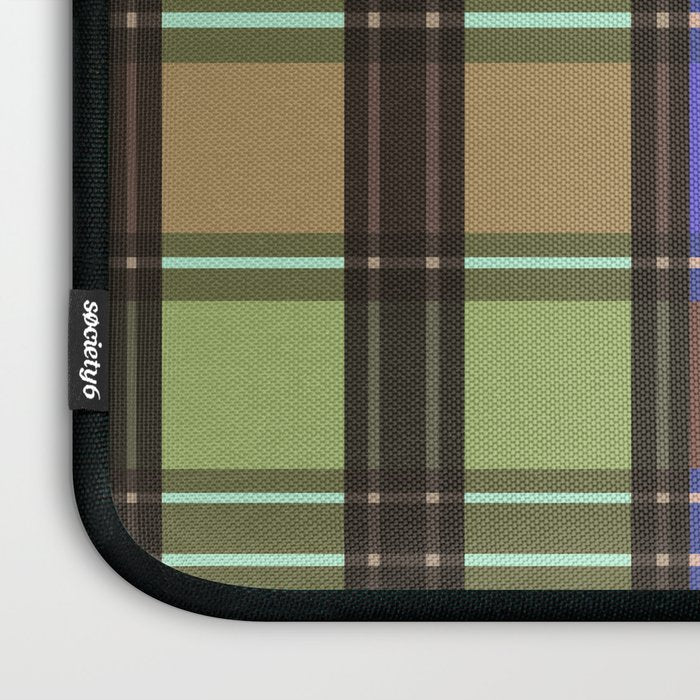 Fusion Colorful Toned Grids Laptop Sleeve Gallery Image 3