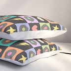 Colorful Checkerboard 80s Pillow Sham Gallery Image 3