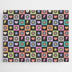 Colorful Checkerboard 80s Jigsaw Puzzle Gallery Image 1